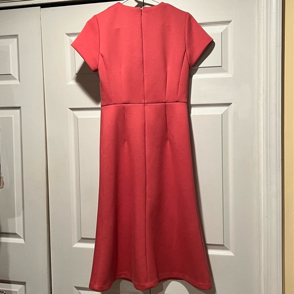 NWT Ann Taylor Midi Flare Dress in Double Knit - Size 0 - Picture 5 of 8